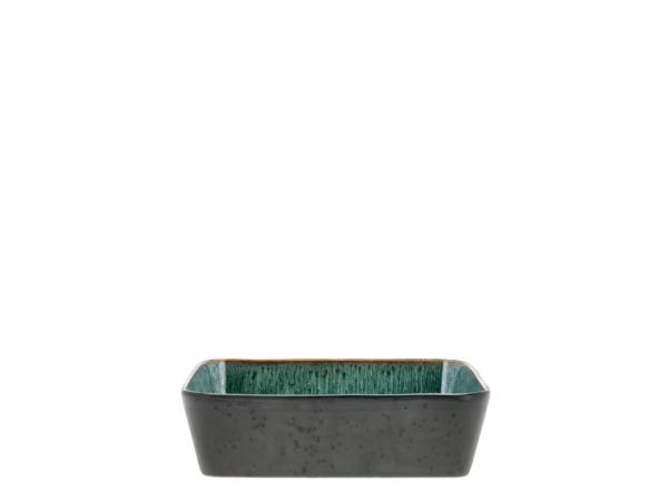 BITZ BITZ Dish rectangular 28 x 21 x 8 cm Black/Green