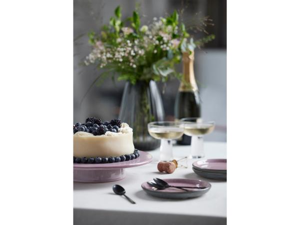 BITZ BITZ Footed Cake Stand Dia 30 X 5.5 Cm Light Pink