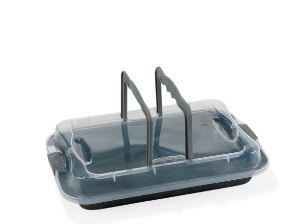 BITZ Funktion w/lid Frying dish 36 0 x 23 cm Grey