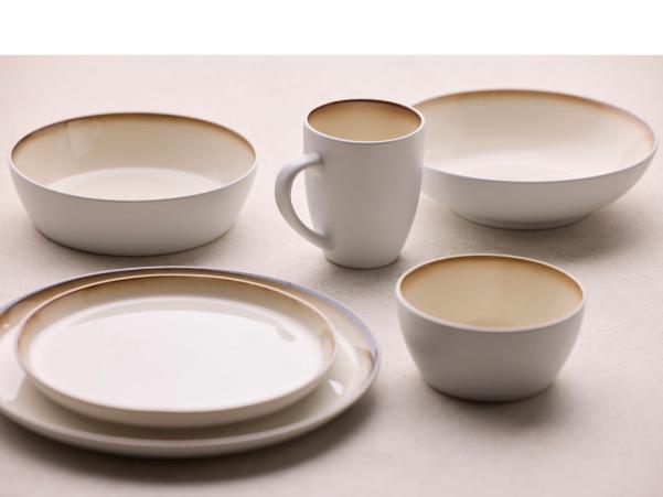 BITZ BITZ Gastro Mug Dia 8 5 X 10 Cm 30 Cl White/Cream