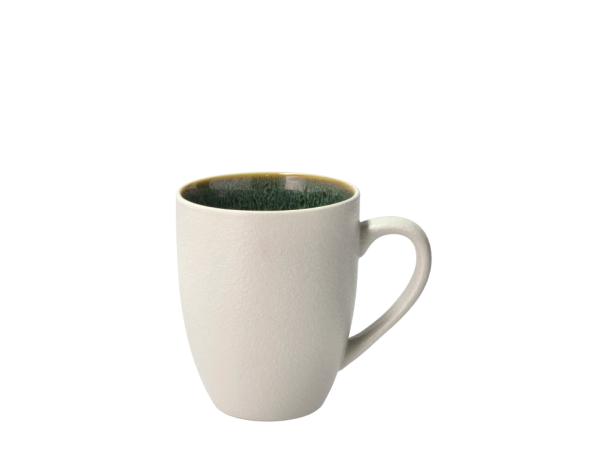 BITZ BITZ Gastro Mug Dia 8 5 X 10 Cm 30 Cl White/Green