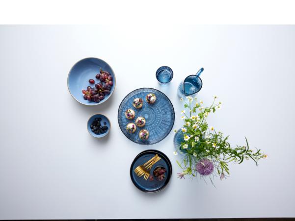 BITZ BITZ Gastro Plate Dia. 21 X 2.0 Cm Black/Dark Blue