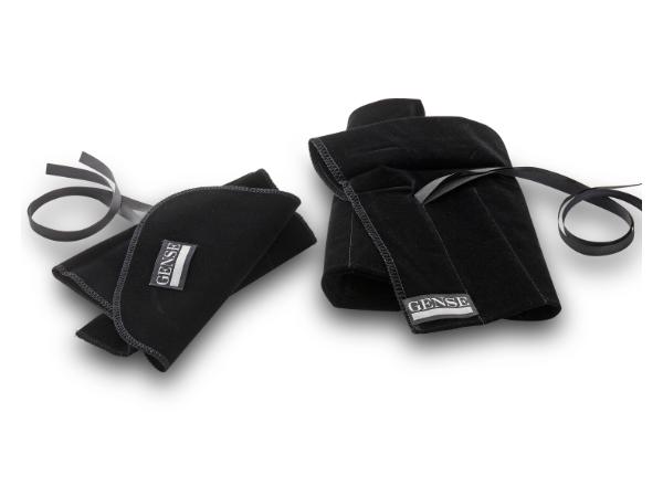 BITZ Gense Cutlery roll for 12 pieces S Black