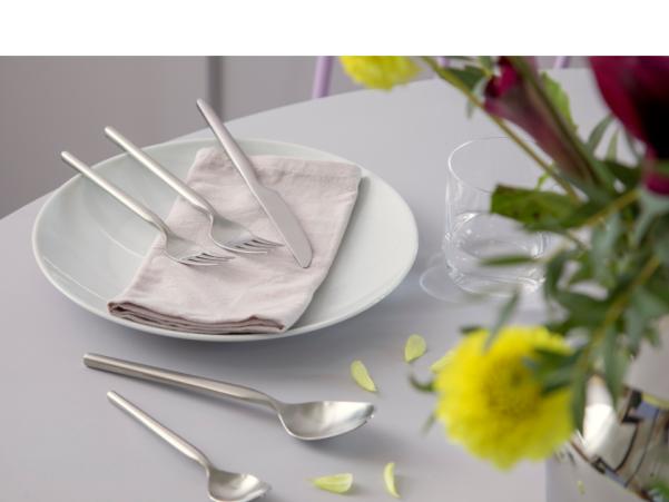 BITZ Gense Dorotea Lunch Fork 18 4 Cm Matte Steel