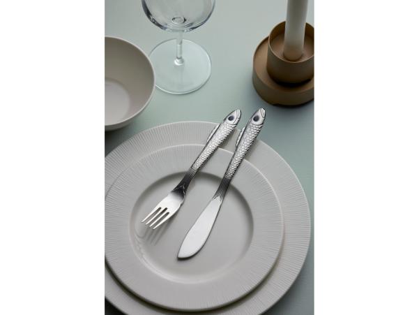 BITZ Gense Nobel Fish Fork 18 8 Cm Polished Steel
