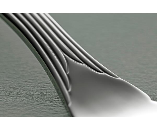 BITZ Gense Nobel Fish Fork 18 8 Cm Polished Steel
