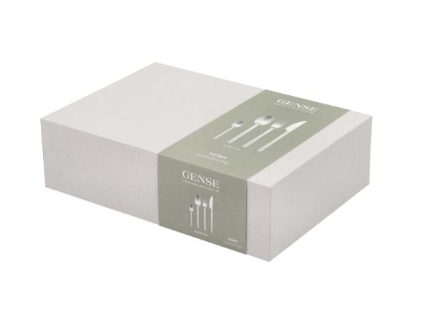 BITZ Gense Norm Cutlery Set 16 Parts Matte Steel
