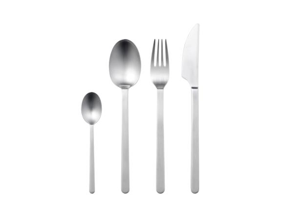 BITZ Gense Norm Cutlery Set 16 Parts Matte Steel