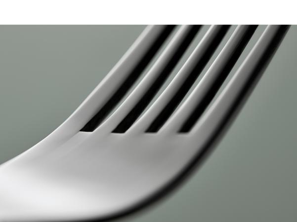 BITZ Gense Twist Table Fork 19 4 Cm Polished Steel