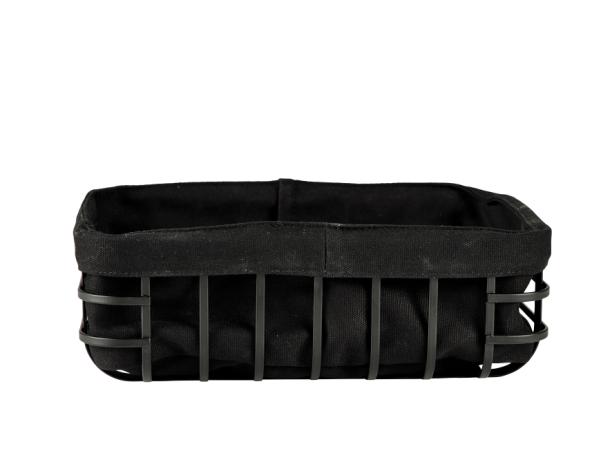 BITZ HOLM Bread Basket 27 X 17 X 9 Cm Black
