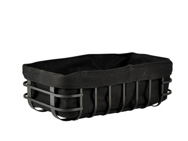 BITZ HOLM Bread Basket 27 X 17 X 9 Cm Black