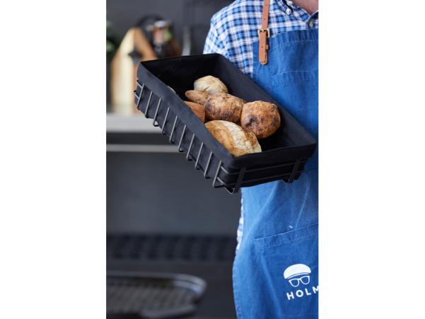 BITZ HOLM Bread Basket 40 X 25 X 10 Cm Black
