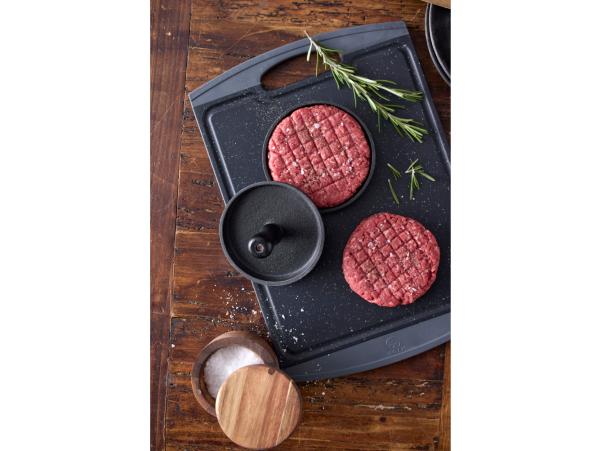 BITZ HOLM Hamburger Press Dia 12 Cm Black