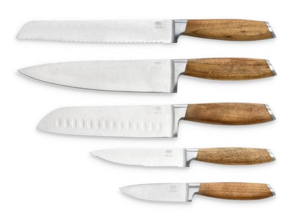 BITZ HOLM Knife set 5 pcs Acacia