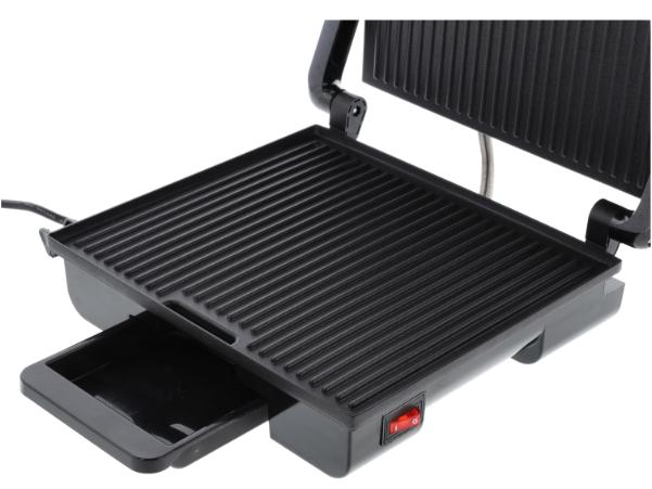 BITZ HOLM Panini Grill 2000 Watt Silver/Black