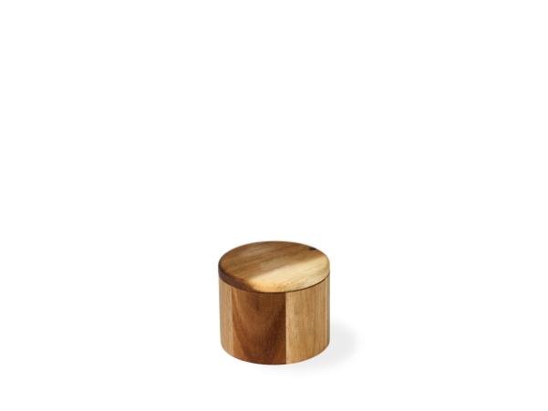 BITZ HOLM Salt Bowl Dia 8.9 X 7 Cm Acacia Wood