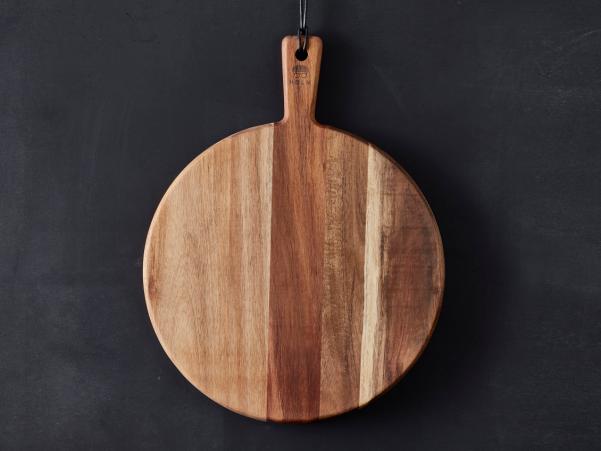 BITZ HOLM Serving Board Dia 35.6 Cm Acacia Wood