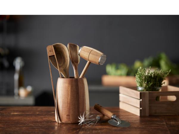 BITZ HOLM Spoon 30.5 X 6.6 X 1.9 Cm Acacia Wood
