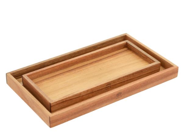 BITZ HOLM Tray 35 X 20 X 3 Cm Acacia Wood