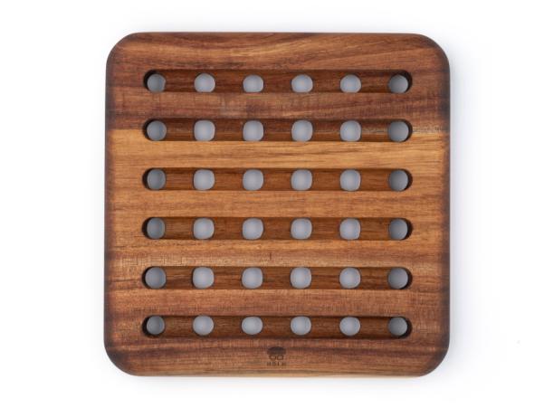 BITZ HOLM Trivet 18 X 18 Cm Acacia Wood
