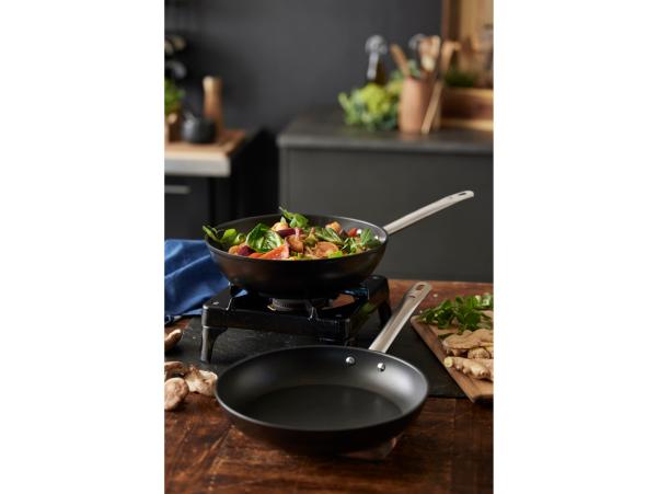 BITZ HOLM Wok Dia 28 Cm Black