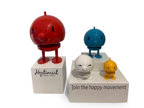 BITZ Hoptimist Set of three podiums White
