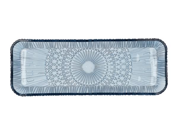 BITZ BITZ Kusintha Serving Dish Rectangular 38 X 14 X 3 Cm Blue