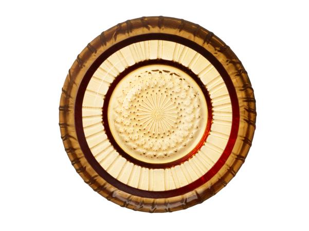 BITZ BITZ Kusintha Tealight Holder 7.5 Cm 2 Pcs Amber