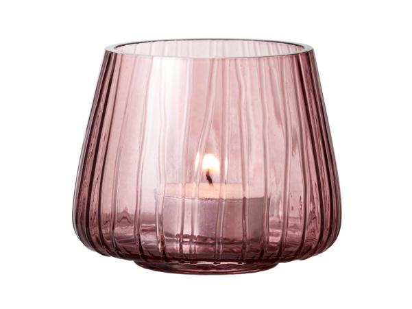BITZ BITZ Kusintha Tealight Holder 7.5 Cm 2 Pcs Pink