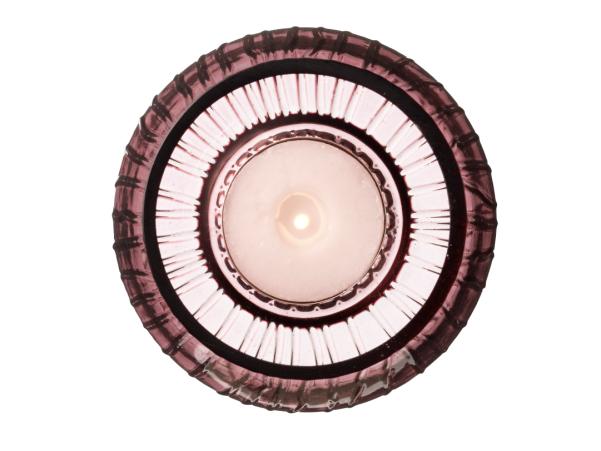 BITZ BITZ Kusintha Tealight Holder 7.5 Cm 2 Pcs Pink