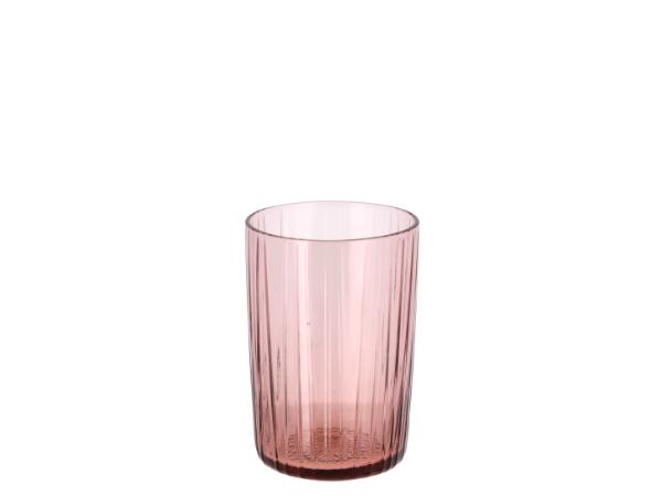 BITZ BITZ Kusintha Water glass Dia 7 x 10 5 cm 28 cl 4 pcs Pink