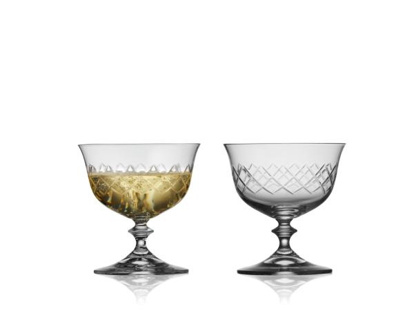 BITZ Lyngby Glas Eaton Champagne coupe 28 cl 2 pcs