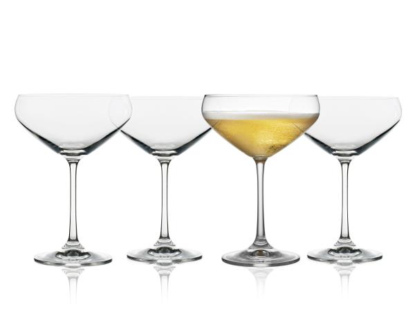 BITZ Lyngby Glas Juvel Champagne coupe 34 cl 4 pcs