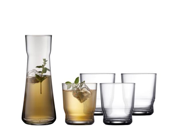 BITZ Lyngby Glas Lissabon Carafe set 5 parts