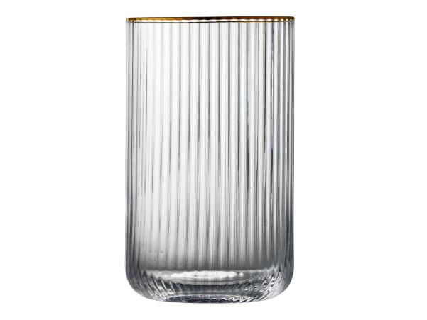 BITZ Lyngby Glas Palermo Gold Highball 50 Cl 4 Pcs