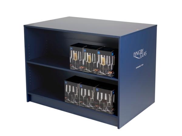 BITZ Lyngby Glas table 80x120 cm Blå