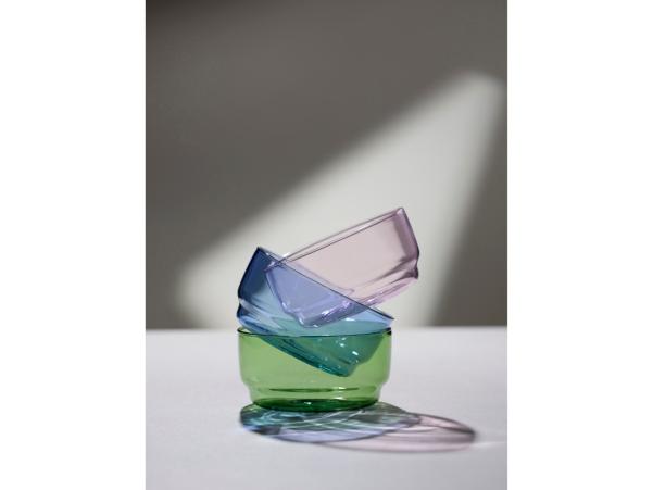 BITZ Lyngby Glas Torino Bowl 12 Cm 2 Pcs Blue