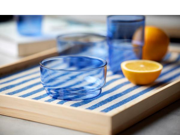 BITZ Lyngby Glas Torino Bowl 12 Cm 2 Pcs Blue