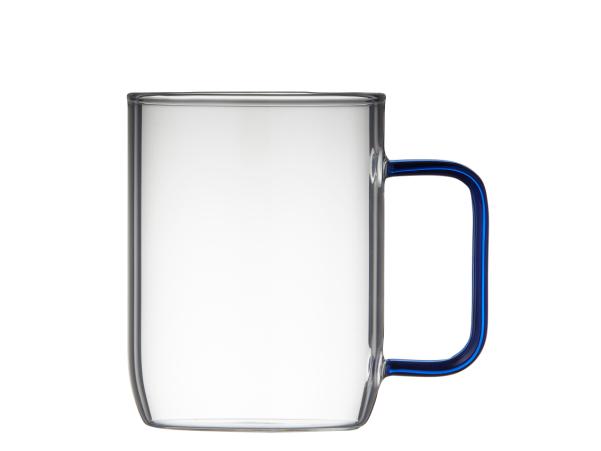 BITZ Lyngby Glas Torino Glass Mug 40 Cl 2 Pcs Blue