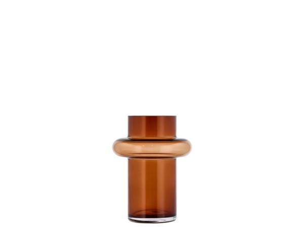 BITZ Lyngby Glas Tube Vase 20 Cm Amber