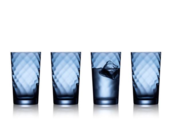 BITZ Lyngby Glas Vienna Highball 45 cl 4 pcs Blue