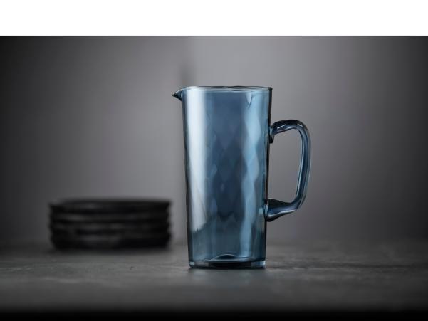 BITZ Lyngby Glas Vienna Jug 1.9 Liter Blue