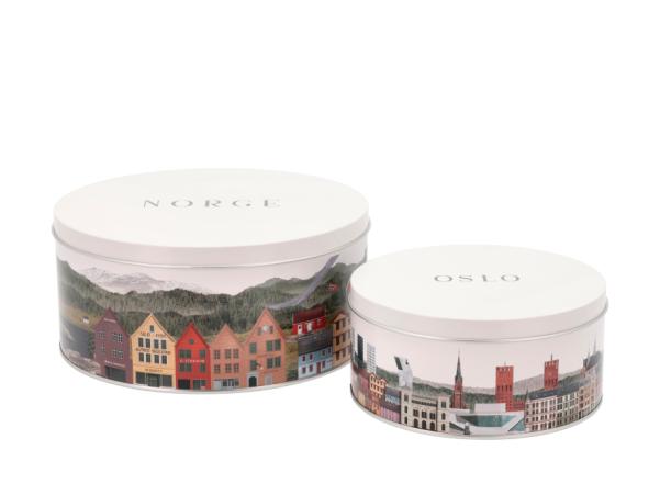 BITZ Martin Schwartz Norge/Oslo Cookie Tin Set