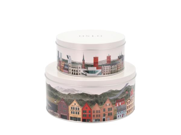 BITZ Martin Schwartz Norge/Oslo Cookie tin set