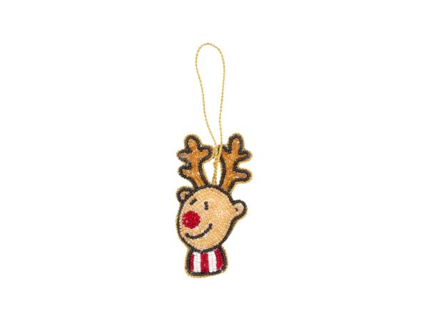 BITZ Medusa-Copenhagen Rudolf Ornament 5 x 8.5 cm