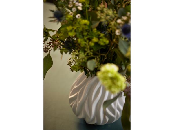 BITZ Morsø Flame Vase 15 Cm White