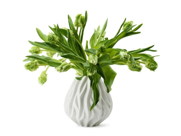 BITZ Morsø Flame Vase 19 Cm White