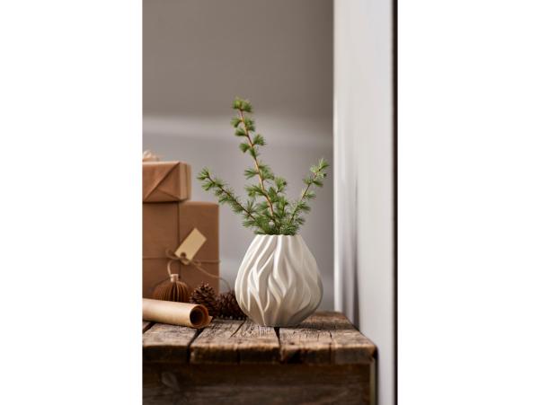 BITZ Morsø Flame Vase 19 Cm White