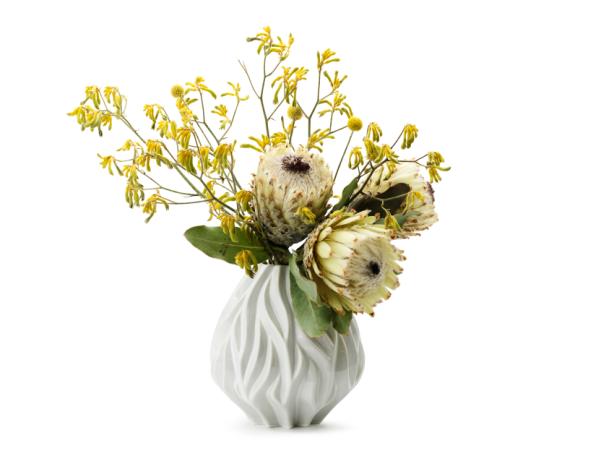 BITZ Morsø Flame Vase 23 Cm White