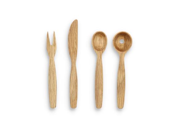 BITZ Morsø Foresta Tapas set 4 parts Oak